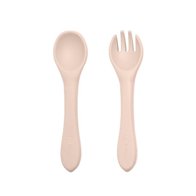 Petite&Mars - Set tacamuri din silicon fara BPA, Take&Match, 6 luni+, Bej BYN709818
