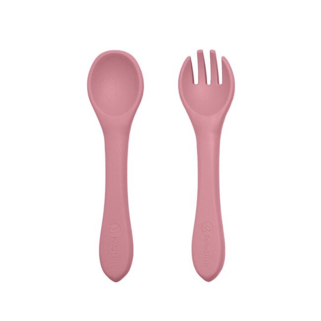 Petite&Mars - Set tacamuri din silicon fara BPA, Take&Match, 6 luni+, Roz BYN709820