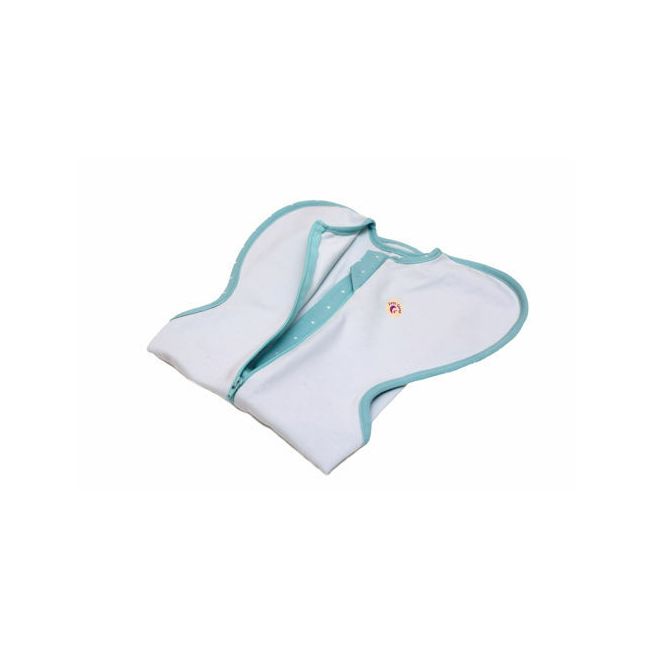 Set 2 saci de dormit nou-nascut Swaddle First Sleep Calm Star & Coral Blue KDE2FSCSCB00