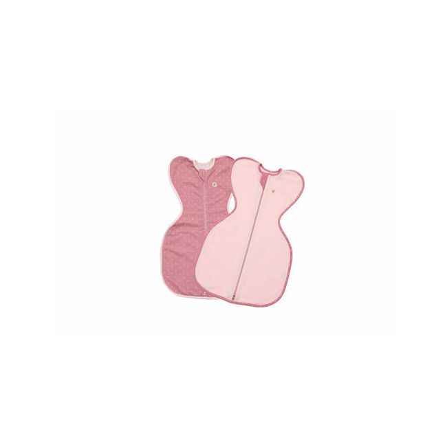 Set 2 saci de dormit nou-nascut Swaddle First Sleep Sweet Star & Blush Pink KDE2FSSSBP00