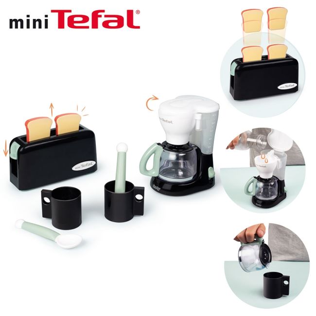 Set smoby tefal breakfast negru hubs7600310599