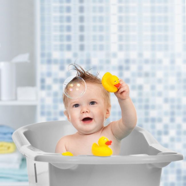 Cadita de baie bebe BabyJem (Culoare: Roz) JEMbj_2412
