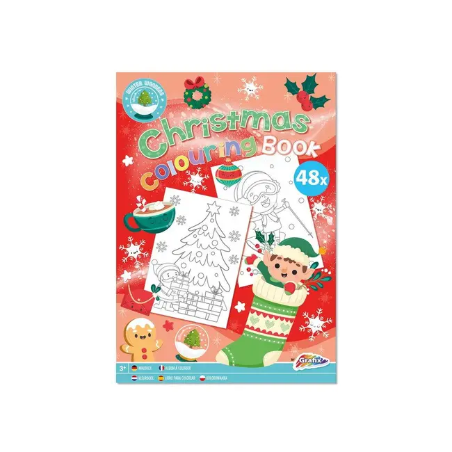 Carte de colorat - magia craciunului