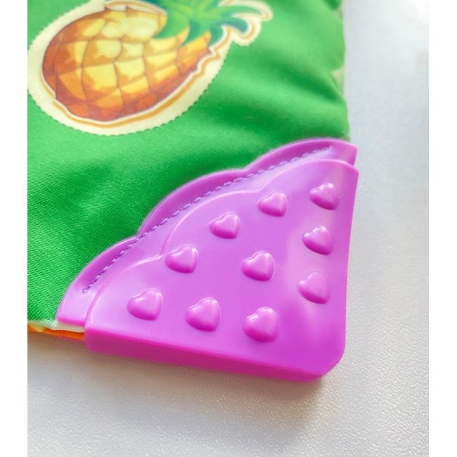 Cartea interactiva pentru bebelusi cu accesoriu de dentitie BabyJem (Model: cu animale) JEMbj_7751