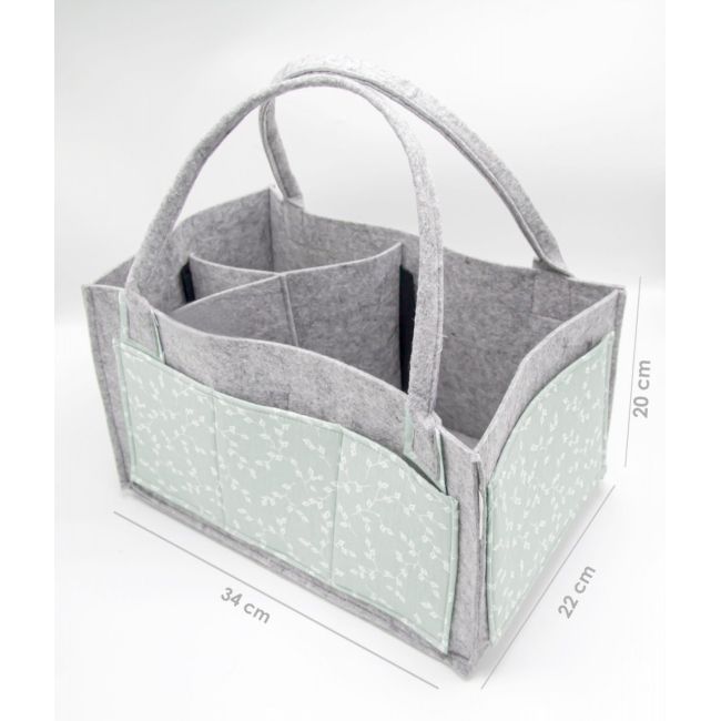 Geanta organizator scutece si accesorii copii/bebelusi BabyJem (Culoare: Somon) JEMbj_7722