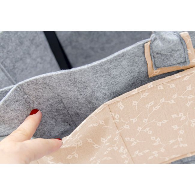 Geanta organizator scutece si accesorii copii/bebelusi BabyJem (Culoare: Somon) JEMbj_7722