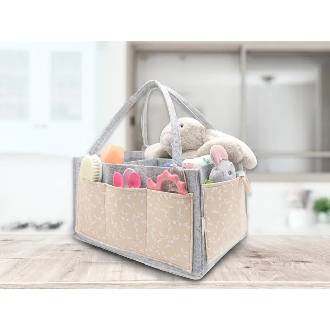 Geanta organizator scutece si accesorii copii/bebelusi BabyJem (Culoare: Somon) JEMbj_7722