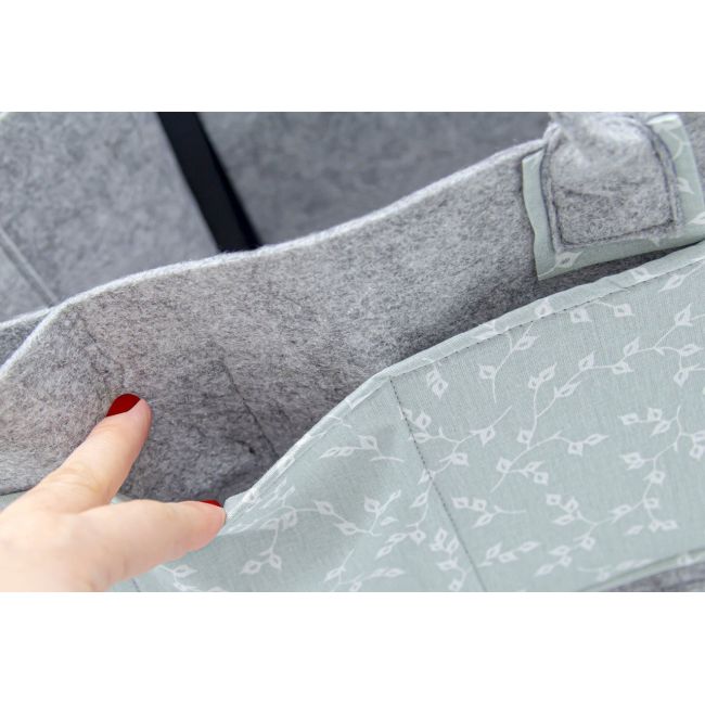 Geanta organizator scutece si accesorii copii/bebelusi BabyJem (Culoare: Somon) JEMbj_7722