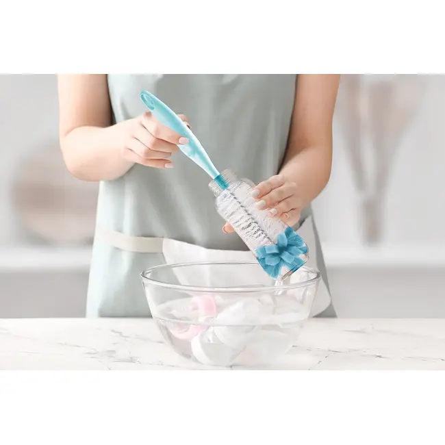 Perie de curatat biberoane BabyJem (Culoare: Bleu) JEMbj_7762