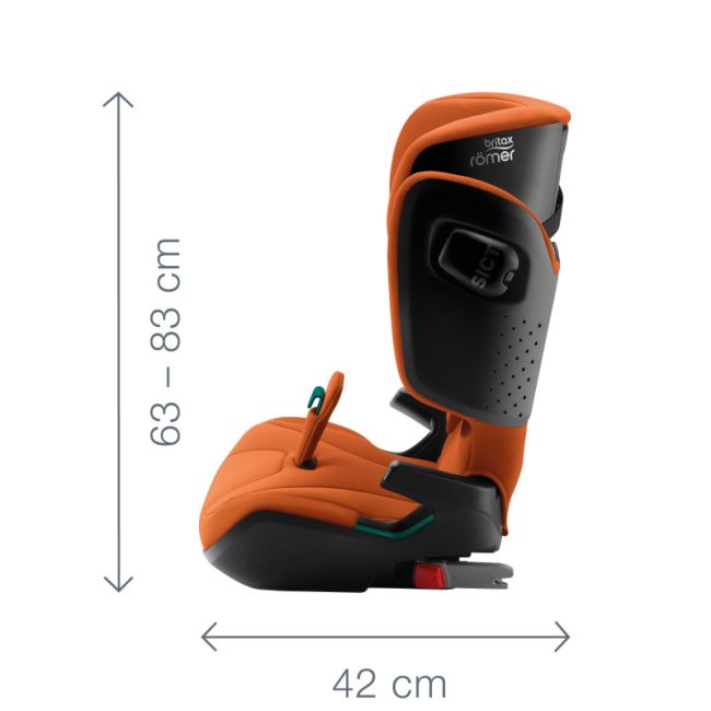 Scaun auto KIDFIX I-size Burgundy Red Britax-Romer KRS2000035123