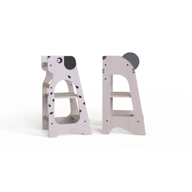 Turn de invatare-Learning Tower din lemn Catelus MamaToyz JEMMtyz_kuledog