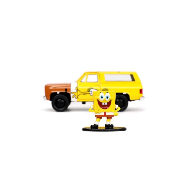 JADA SET MASINUTA METALICA CHEVY K5 BLAZER SI FIGURINA SPONGE BOB VIV253253017