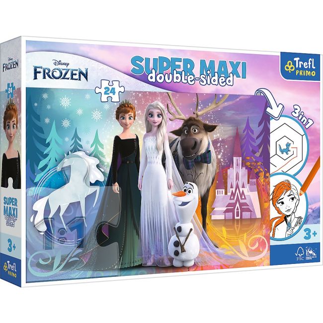 PUZZLE TREFL PRIMO  24 SUPER MAXI DISNEY FROZEN 2 REGATUL INGHETAT VIV41000