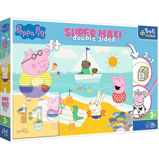 PUZZLE TREFL PRIMO  24 SUPER MAXI DISNEY PEPPA PIG VIV41010