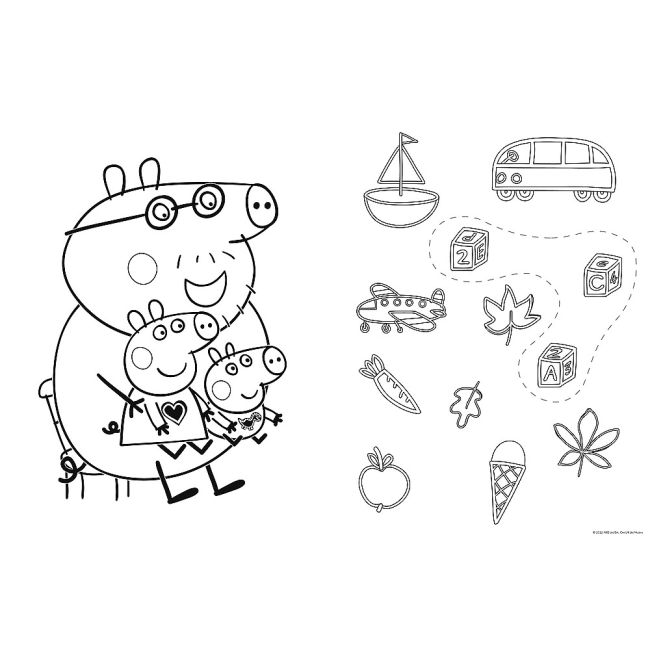 PUZZLE TREFL PRIMO  24 SUPER MAXI DISNEY PEPPA PIG VIV41010