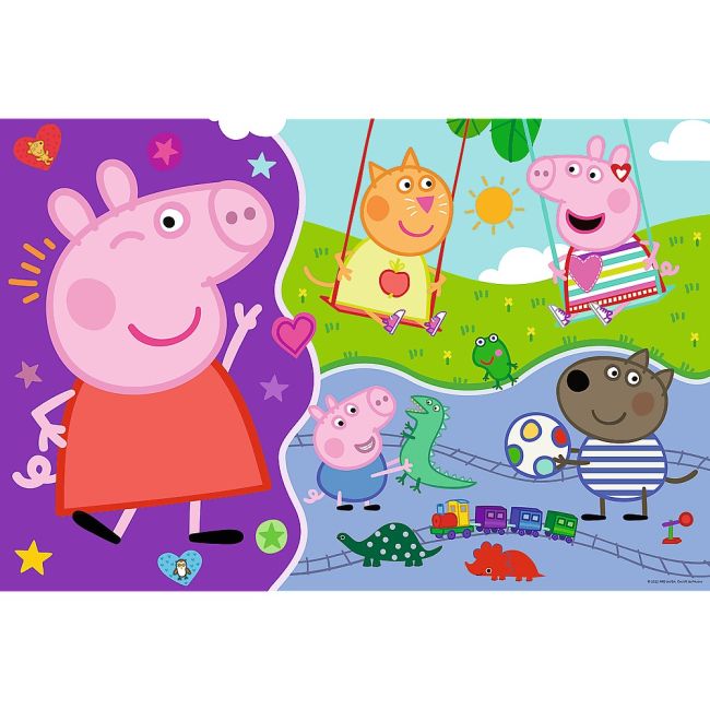 PUZZLE TREFL PRIMO  SUPER GIANT 15 PEPPA PIG VIV42003