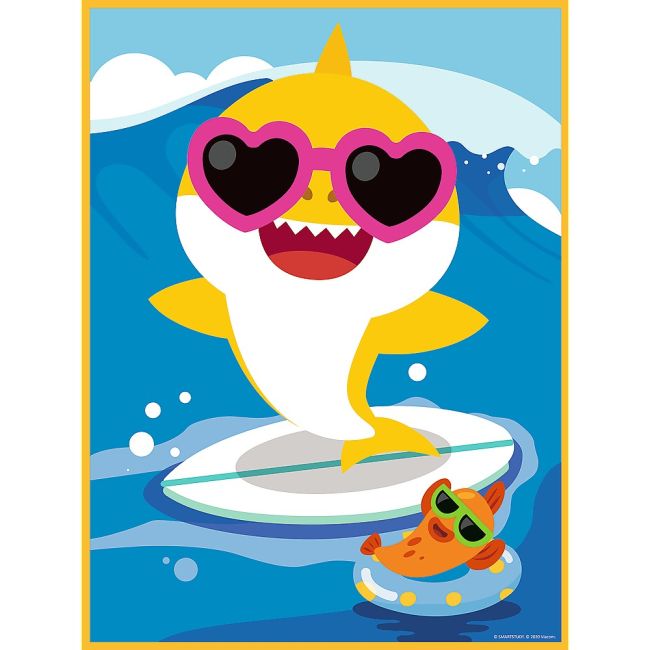 PUZZLE TREFL PRIMO BABY MAXI 2X10 BABY SHARK VIV43005