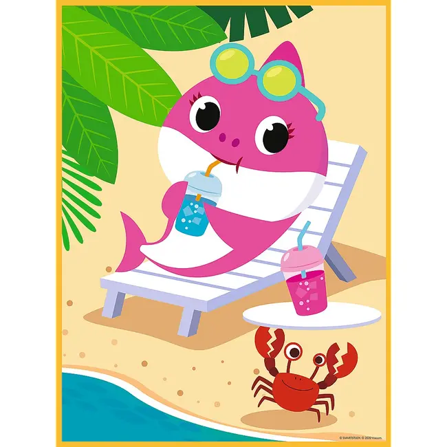 PUZZLE TREFL PRIMO BABY MAXI 2X10 BABY SHARK VIV43005