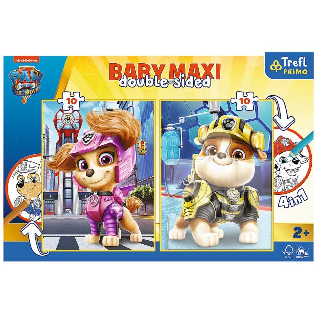 PUZZLE TREFL PRIMO BABY MAXI 2X10 PATRULA CATELUSILOR ECHIPA VIV43004