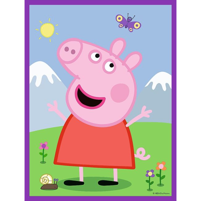 PUZZLE TREFL PRIMO BABY MAXI 2X10 PEPPA PIG VIV43001