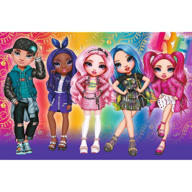PUZZLE TREFL PRIMO SUPER SHAPE XXL 104 RAINBOW HIGH VIV50015