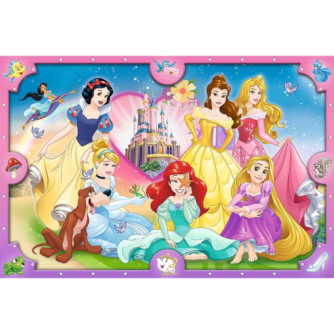 PUZZLE TREFL PRIMO SUPER SHAPE XXL 160 DISNEY LUMEA PRINTESELOR VIV50025
