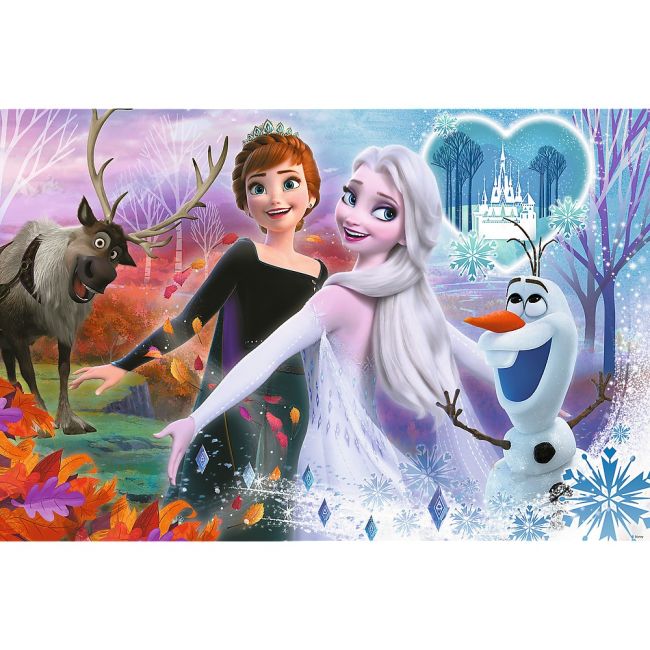 PUZZLE TREFL PRIMO SUPER SHAPE XXL 60 DISNEY FROZEN SURORILE DANSATOARE VIV50010