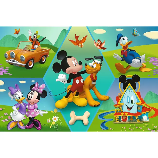 PUZZLE TREFL PRIMO SUPER SHAPE XXL 60 DISNEY MICKEY AMUZANTUL VIV50014