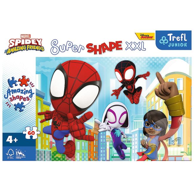 PUZZLE TREFL PRIMO SUPER SHAPE XXL 60 SPIDAY VIV50012