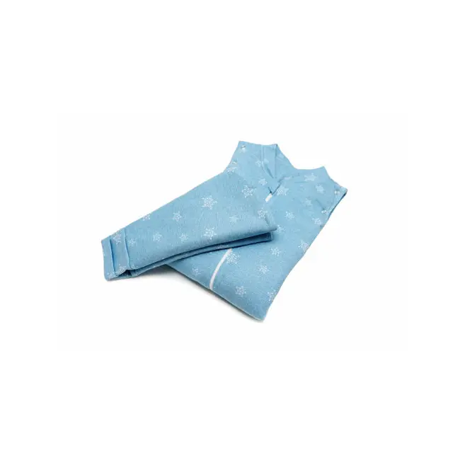 Sac de dormit cu picioruse si maneci, Stars in your eyes - Blue, 80 cm, 2 tog - Iarna KDEJPIC802STEYEB