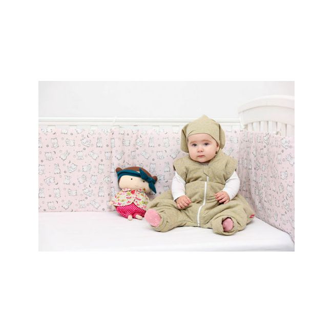 Sac de dormit cu picioruse si maneci, Winkie-Dinkie Hello Yellow, 70 cm, 3 Tog - Iarna KDEJPIC703WIDIHELYEL