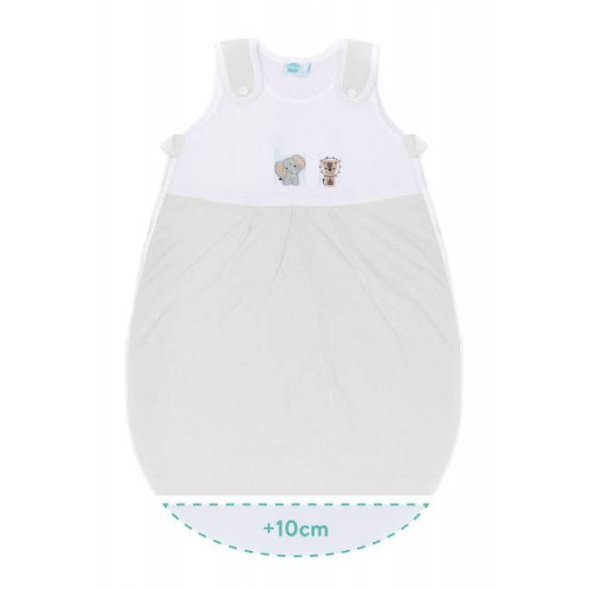 Sac de dormit reglabil 80-90cm Light grey Fillikid KRS107-80/90-85