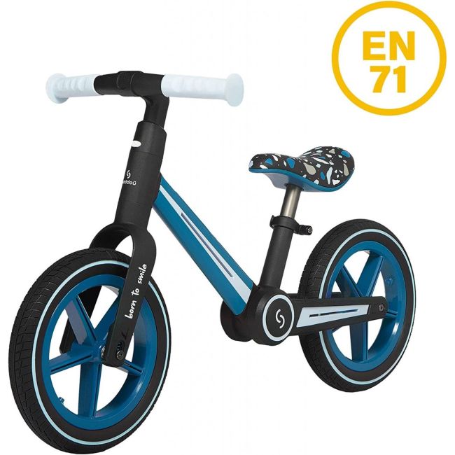 Bicicleta fara pedale pliabila Ronny, Denim, Albastru, Skiddou JEMsk_2030053