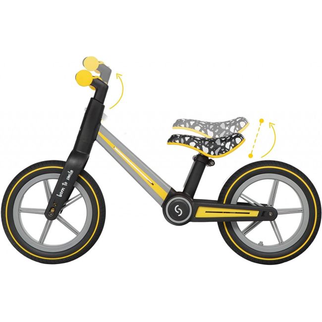 Bicicleta fara pedale pliabila Ronny, Galben, Skiddou JEMsk_2030052