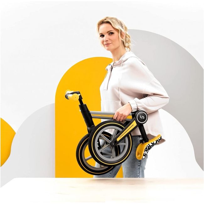 Bicicleta fara pedale pliabila Ronny, Galben, Skiddou JEMsk_2030052