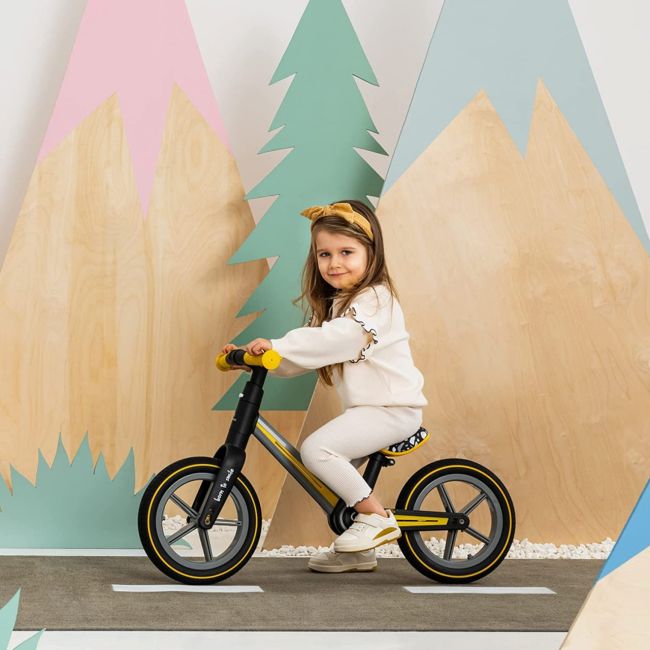 Bicicleta fara pedale pliabila Ronny, Galben, Skiddou JEMsk_2030052
