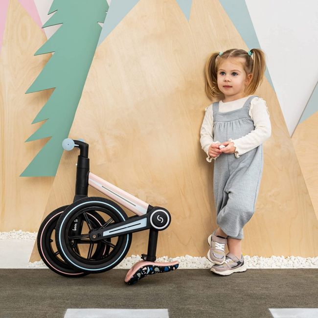 Bicicleta fara pedale pliabila Ronny, Keep Pink, Roz, Skiddou JEMsk_2030051