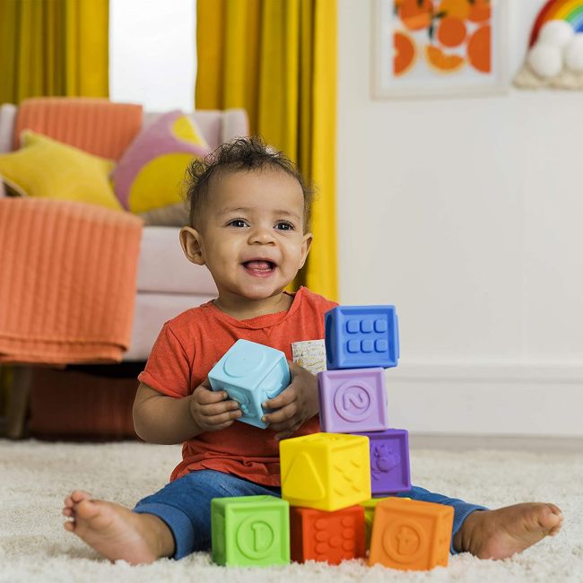 Bright starts - jucarie cuburi multicolore bbb12616