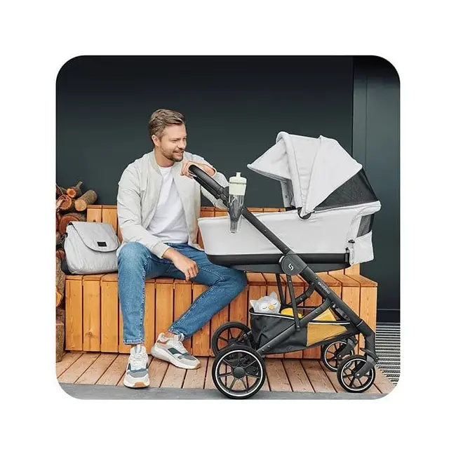 Carucior 2 in 1 Moss, Normandic Dream, Gri, Skiddou JEMsk_2020032