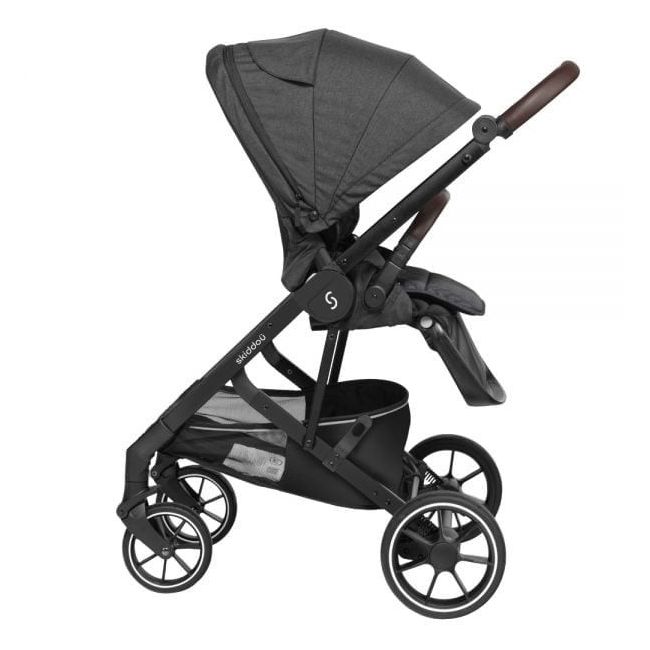 Carucior 2 in 1 Moss, Onyx, Negru, Skiddou JEMsk_2020031