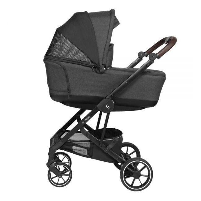 Carucior 2 in 1 Moss, Onyx, Negru, Skiddou JEMsk_2020031