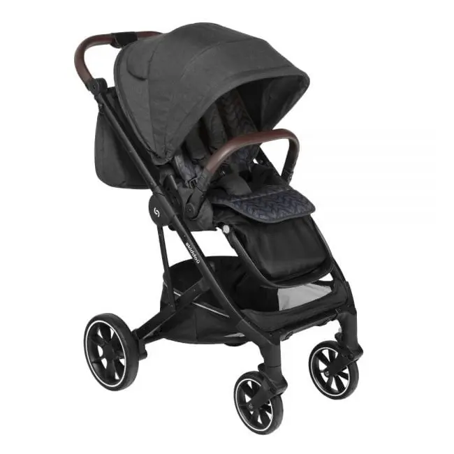 Carucior 2 in 1 Moss, Onyx, Negru, Skiddou JEMsk_2020031