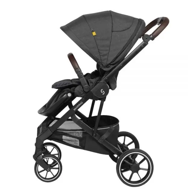 Carucior 2 in 1 Moss, Onyx, Negru, Skiddou JEMsk_2020031