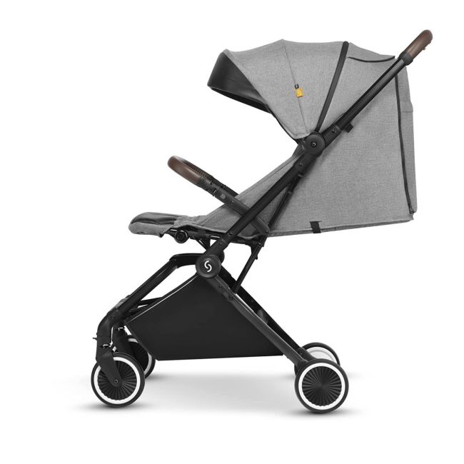 Carucior sport pliabil ultracompact pentru calatorii Espoo+, Evening Shadow, Gri inchis, Skiddou JEMsk_2020052