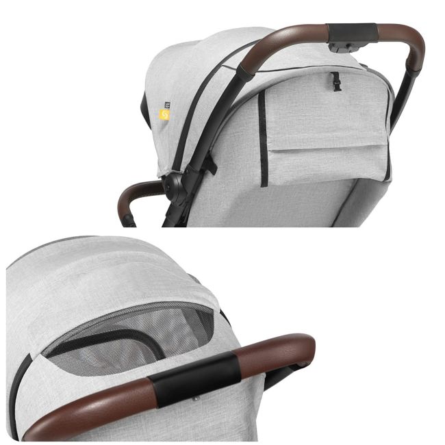 Carucior sport pliabil ultracompact pentru calatorii Espoo+, Normandic Dream, Gri, Skiddou JEMsk_2020053