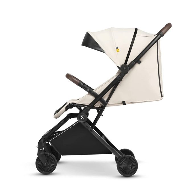Carucior sport pliabil ultracompact pentru calatorii Espoo+, Vanilla Delight, Beige, Skiddou - Editie Limitata JEMsk_2020055
