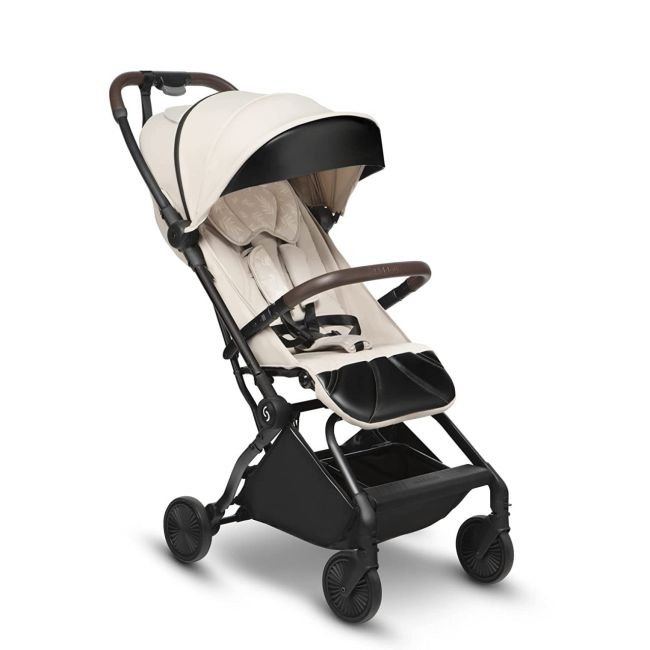 Carucior sport pliabil ultracompact pentru calatorii Espoo+, Vanilla Delight, Beige, Skiddou - Editie Limitata JEMsk_2020055