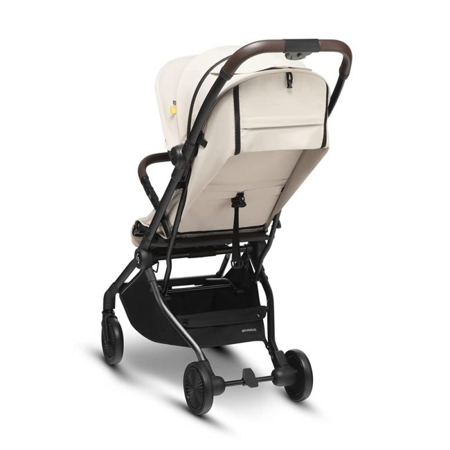 Carucior sport pliabil ultracompact pentru calatorii Espoo+, Vanilla Delight, Beige, Skiddou - Editie Limitata JEMsk_2020055