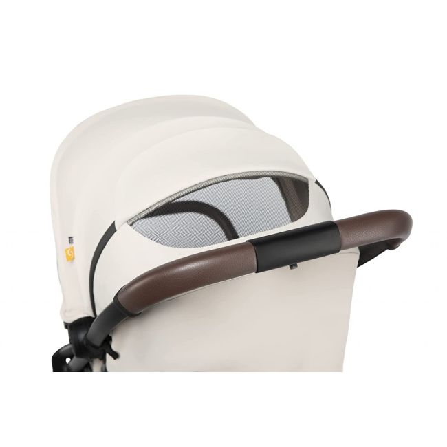 Carucior sport pliabil ultracompact pentru calatorii Espoo+, Vanilla Delight, Beige, Skiddou - Editie Limitata JEMsk_2020055