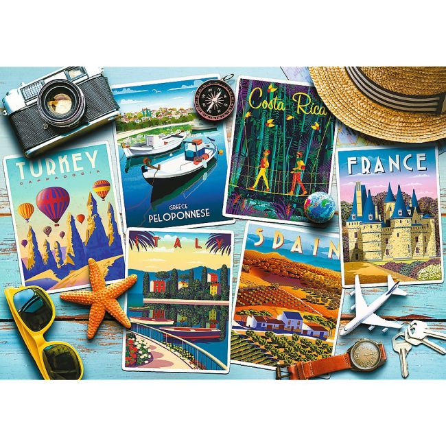 PUZZLE TREFL 1000 CARTI POSTALE VIV10714